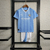 Kit Infantil Manchester City I Puma 23/24 - Azul