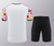 Kit Treino Manchester United branco 24/25 - Adidas - Noleto Sports