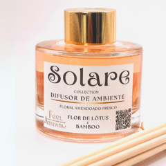 Difusor de Ambiente - Solare - Bamboo & Flor de Lótus - Feel Amazing