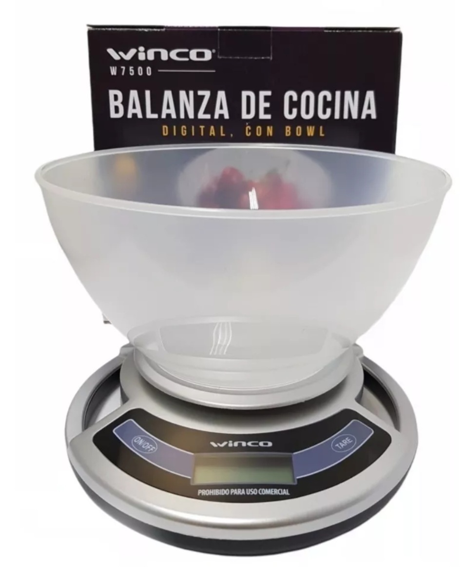 Balanza de cocina fashion con bowl