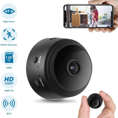 Mini Câmera de Vigilância Inteligente, WiFi, Monitoramento Sem Fio - loja online