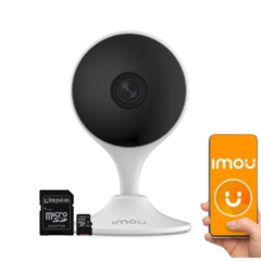 Cámara de Seguridad WiFi Imou Cue 2 - Full HD, Visión Nocturna + Memoria SD 64GB