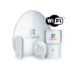 Kit de alarma Ezviz CS-B1 con conectividad WiFi y sensores inteligentes