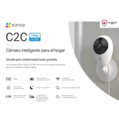 Kit 2 Cámaras De seguridad Ezviz Wifi Interior C2C 1080p + 2 Memorias SD 64GB - tienda online