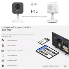 Cámara Ezviz H1C 2MP con visión nocturna y detección de movimiento