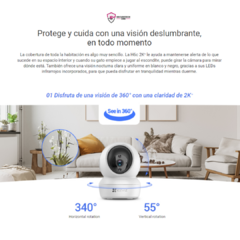 Cámara Seguridad EZVIZ H6c Inalámbrica Wifi Robótica 2k/4mpx en internet