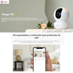 Cámara de Seguridad Imou Ranger RC 4MP - Resolución 4MP, Wi-Fi, PTZ, Visión Nocturna - comprar online