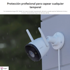 Imagen de Cámara de Seguridad WIFI Imou Bullet 3 3MP Visión Nocturna color