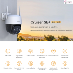 Cámara de Seguridad WIFI Imou Cruiser SE+ - Alta Resolución, PTZ, Visión Nocturna a Color - comprar online