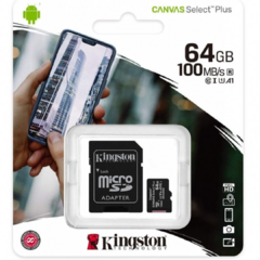 Memoria SD Kingston 64GB UHS-I(U1) 100MB/s