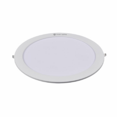 Panel Led Plafón Techo Embutir Redondo 18 w Luz Fría y Cálida