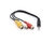 CABLE RCA X3 A 3,5 AUX H/M AUDIO Y VIDEO CORTITO PARA TV LED 10CM - comprar online