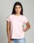 Camiseta Babylook Vibes - Rosa na internet