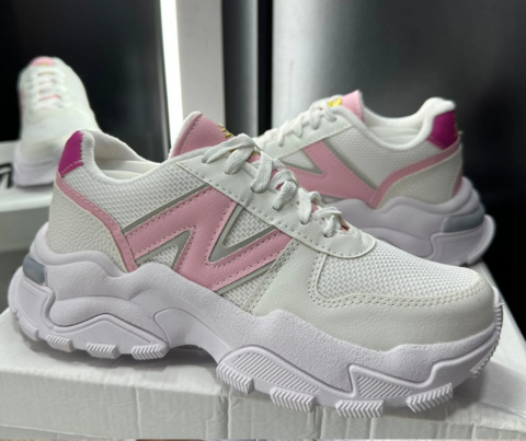 New balance 452 sales rosa e branco