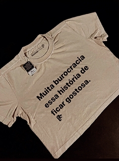 Cropped Muita Burocracia - las camisetas