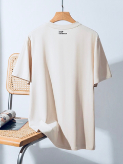 T-Shirt Oversized Streetwear Suedine Logo - comprar online