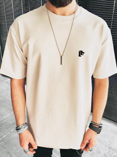 T-Shirt Oversized Streetwear Suedine Logo