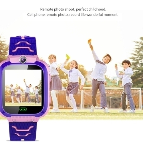 Reloj Inteligente Gps Traker Kids Chicos Q12 ROSA