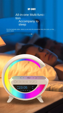 G-Speaker Estação Inteligente-Luminosa Bluetooth, Lâmpada RGB, Carregador Sem - comprar online