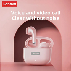 Lenovo-LP40 Pro fones de ouvido sem fio, fones de ouvido esportivos, fones à pr - Shopws