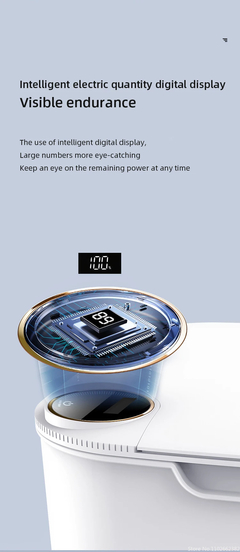 Imagem do Lixeira recarregável tipo C com sensor inteligente, lixo de indução automáti