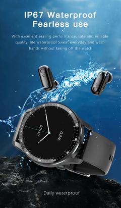 2023 Novo X7 Headset Smart Watch TWS Dois Em Um Sem Fio Bluetooth Dual Headset C