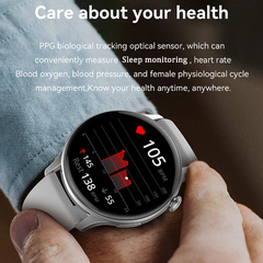 Xiaomi Full Screen Smartwatch para Homens e Mulheres, Chamada Bluetooth, Freqü?