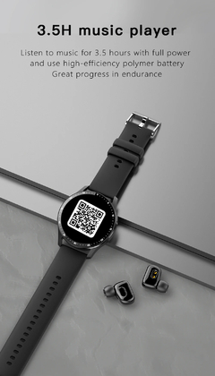 2023 Novo X7 Headset Smart Watch TWS Dois Em Um Sem Fio Bluetooth Dual Headset C - Shopws