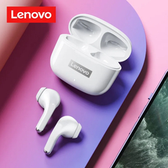 Lenovo-LP40 Pro fones de ouvido sem fio, fones de ouvido esportivos, fones à pr na internet