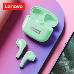 Lenovo-LP40 Pro fones de ouvido sem fio, fones de ouvido esportivos, fones à pr - Shopws