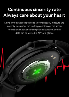 Xiaomi Full Screen Smartwatch para Homens e Mulheres, Chamada Bluetooth, Freqü? - loja online