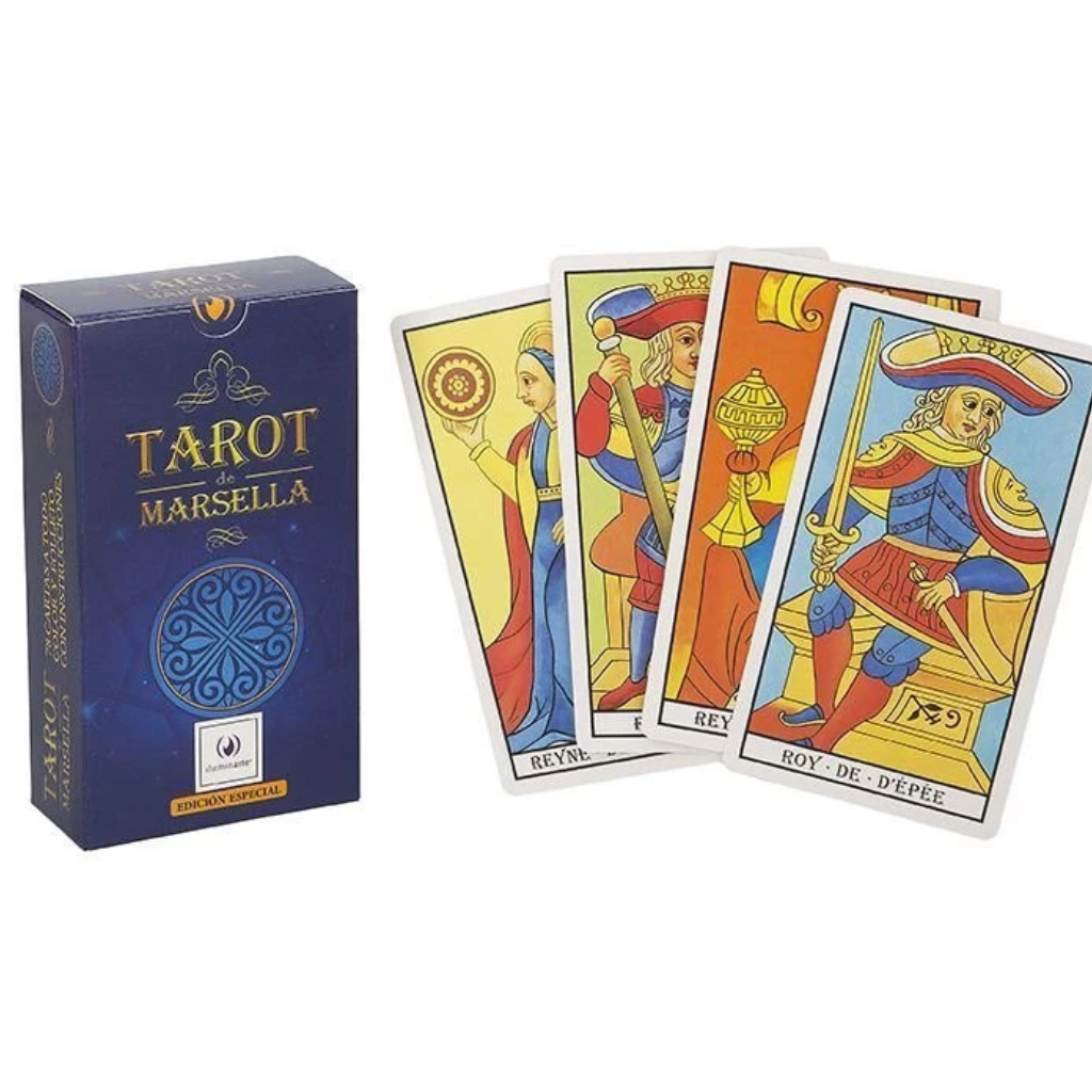 Tarot Marsella + Guía Básica: Explora el Universo de la Adivinación
