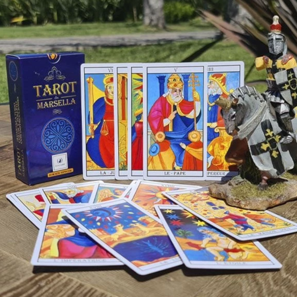 Cartas Mazo Tarot Marsella + Guía Básica
