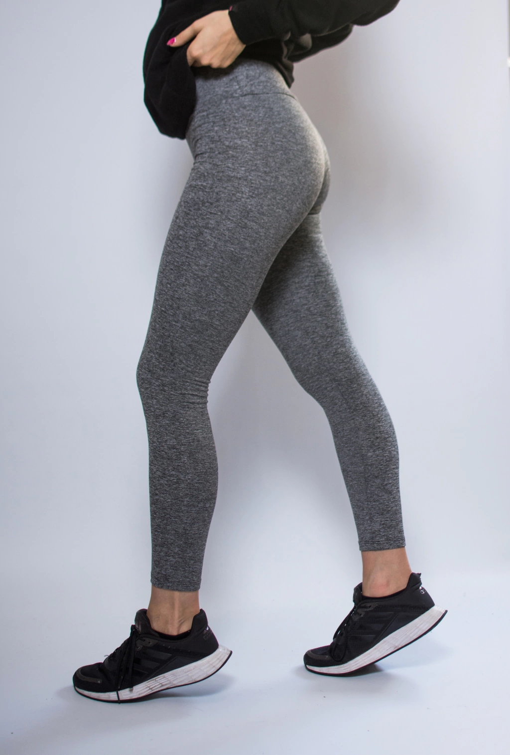 Leggings larga térmica POTENZA - gris jazpeado