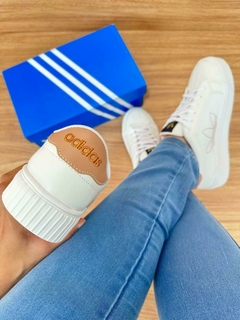 ADIDAS SUPERSTAR - BRANCO E ROSE na internet