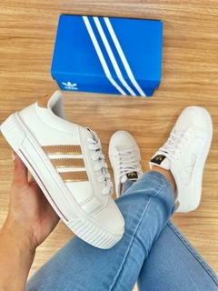 ADIDAS SUPERSTAR - BRANCO E ROSE