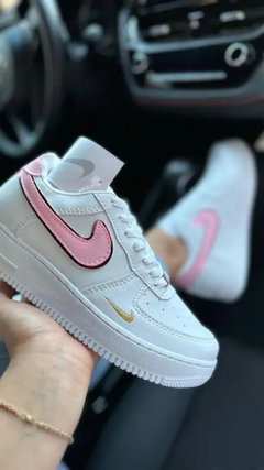 NIKE AIR FORCE PREMIUM - ROSA & BRANCO