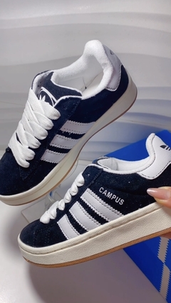 ADIDAS CAMPUS PRETO E BRANCO