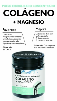 Colageno + Magnesio x250g Natier - comprar online