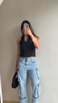 Calça cargo jeans Callie na internet