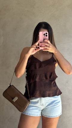 Blusa Boho babado - ByGabrielaMaldonado