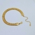 Pulseira Malha Trabalhada Banho Ouro 18k - comprar online