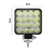 FAROL LED MINI QUADRADO 48W 16 LEDS