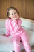 Pijama Infantil Manga Longa – Rosa Chiclete - comprar online