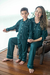 Pijama Infantil Clássico Longo - Verde Escuro