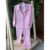 Pijama Infantil Clássico Longo - Rosa Claro - comprar online