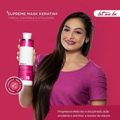 Kit progressiva supreme mask let me be + Shampoo antiresíduo 2x1Litro - comprar online