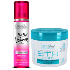 Kit bye bye volume forever liss 200ml + Btx forever liss 250g