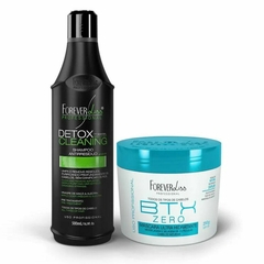 Kit Botox Forever Liss 250g + shampoo Detox 500ml