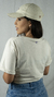 T shirt Cropped Happy Sun Off-white - Voop Company